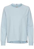 Langarmshirt aus reiner Baumwolle french blue