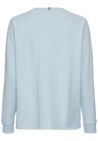Langarmshirt aus reiner Baumwolle french blue