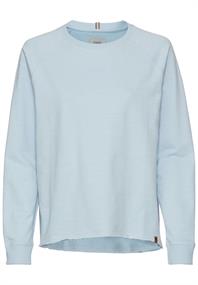 Langarmshirt aus reiner Baumwolle french blue