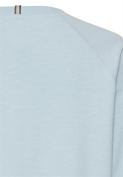Langarmshirt aus reiner Baumwolle french blue