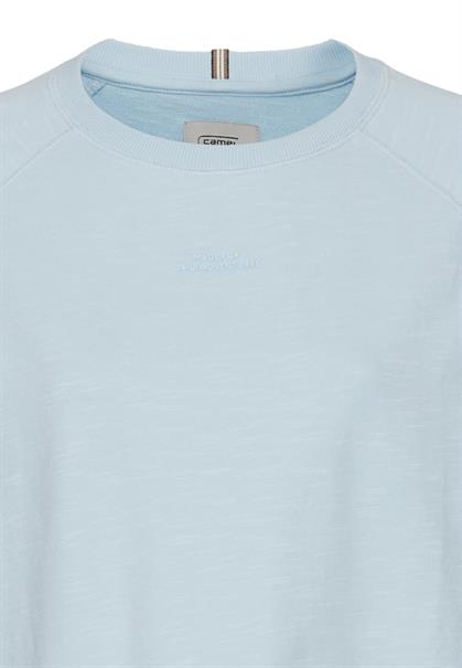 Langarmshirt aus reiner Baumwolle french blue