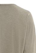 Langarmshirt aus reiner Baumwolle light khaki