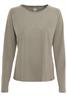 Langarmshirt aus reiner Baumwolle light khaki