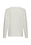 Langarmshirt aus reiner Baumwolle milk white- shadow k