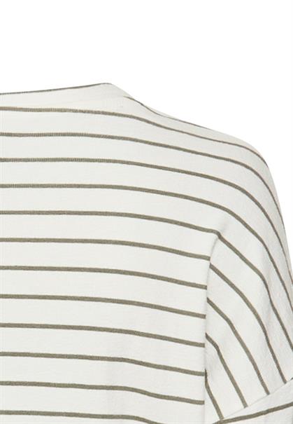 Langarmshirt aus reiner Baumwolle milk white- shadow k