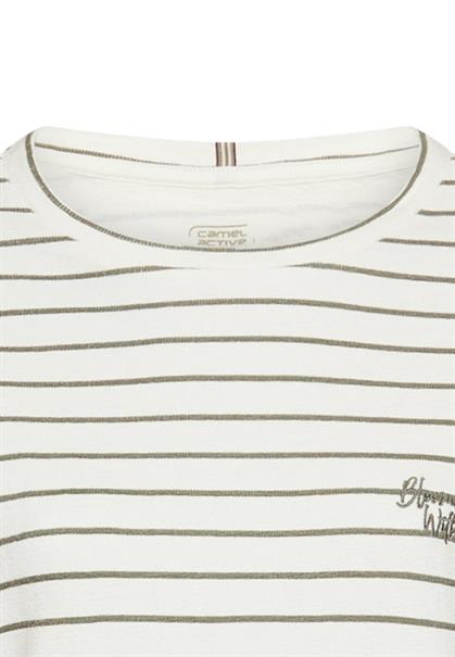 Langarmshirt aus reiner Baumwolle milk white- shadow k