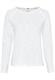 Langarmshirt aus reiner Baumwolle offwhite