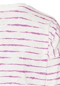 Langarmshirt aus reiner Baumwolle violet stripes