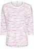 Langarmshirt aus reiner Baumwolle violet stripes