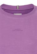Langarmshirt aus reiner Baumwolle violet