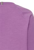 Langarmshirt aus reiner Baumwolle violet
