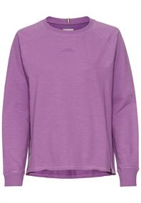 Langarmshirt aus reiner Baumwolle violet