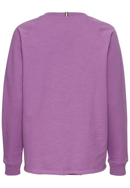 Langarmshirt aus reiner Baumwolle violet