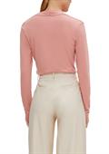 Langarmshirt aus Viskosestretch pink