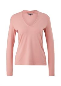 Langarmshirt aus Viskosestretch pink