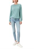 Langarmshirt blau