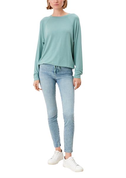 Langarmshirt blau
