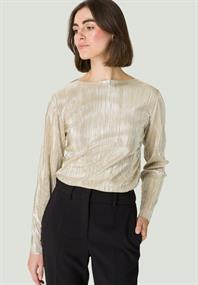 Langarmshirt creamgold