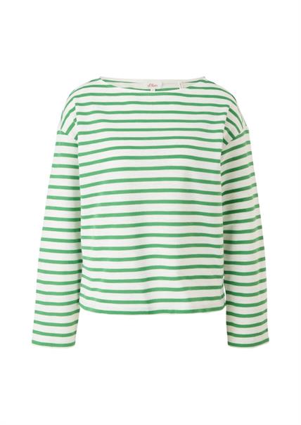 Langarmshirt creme