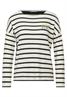 Langarmshirt im Streifenmix off white