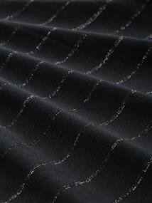 Langarmshirt mit Glitzer-Streifenmuster black stripe with lurex
