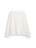 Langarmshirt mit Glitzer-Streifenmuster white stripe with lurex