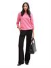 Langarmshirt mit Knopf-Details bright rose