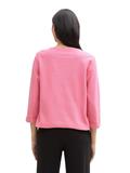 Langarmshirt mit Knopf-Details bright rose