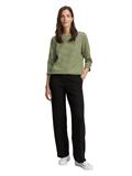 Langarmshirt mit Knopf-Details green offwhite tee stripe