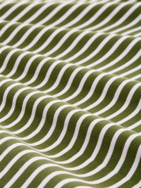 Langarmshirt mit Knopf-Details green offwhite tee stripe