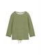 Langarmshirt mit Knopf-Details green offwhite tee stripe