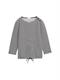 Langarmshirt mit Knopf-Details offwhite navy regular stripe