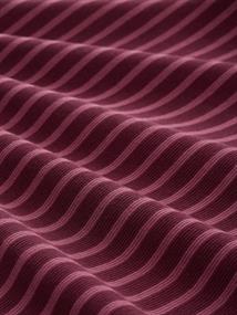 Langarmshirt mit Knopf-Details oxblood red stripe