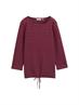 Langarmshirt mit Knopf-Details oxblood red stripe