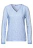 Langarmshirt mit Muster angel blue