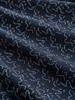 Langarmshirt mit Polokragen small blue wave print