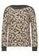 Langarmshirt mit Print clear sand melange