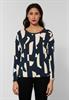 Langarmshirt mit Print deep blue