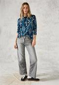 Langarmshirt mit Print deep charcoal grey