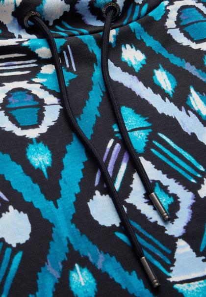 Langarmshirt mit Print deep charcoal grey