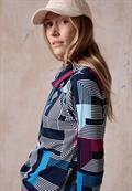 Langarmshirt mit Print deep petrol