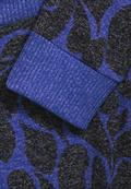 Langarmshirt mit Print eminent blue melange