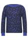 Langarmshirt mit Print eminent blue melange