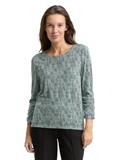 Langarmshirt mit Print irregular moss cosy print