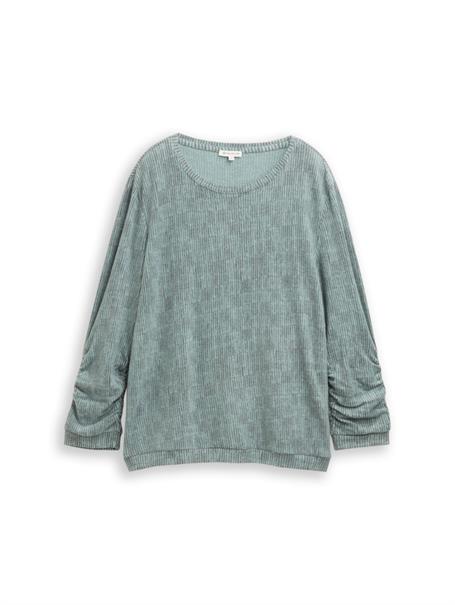 Langarmshirt mit Print irregular moss cosy print
