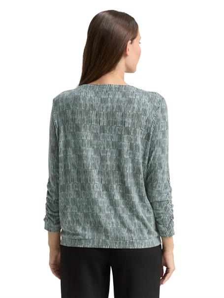 Langarmshirt mit Print irregular moss cosy print