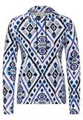 Langarmshirt mit Print vanilla white