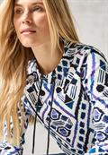 Langarmshirt mit Print vanilla white
