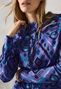 Langarmshirt mit Print wild lilac