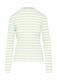 Langarmshirt mit Rippstruktur creme